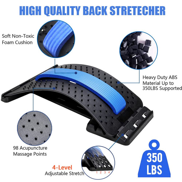 Multi-Level Lumbar Massager: Back Pain Relief & Relaxation